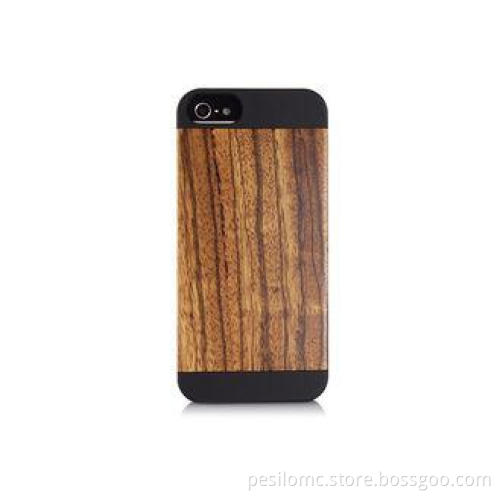 Handmade Zebra Wood and PC iPhone 5 Wooden Back Protection